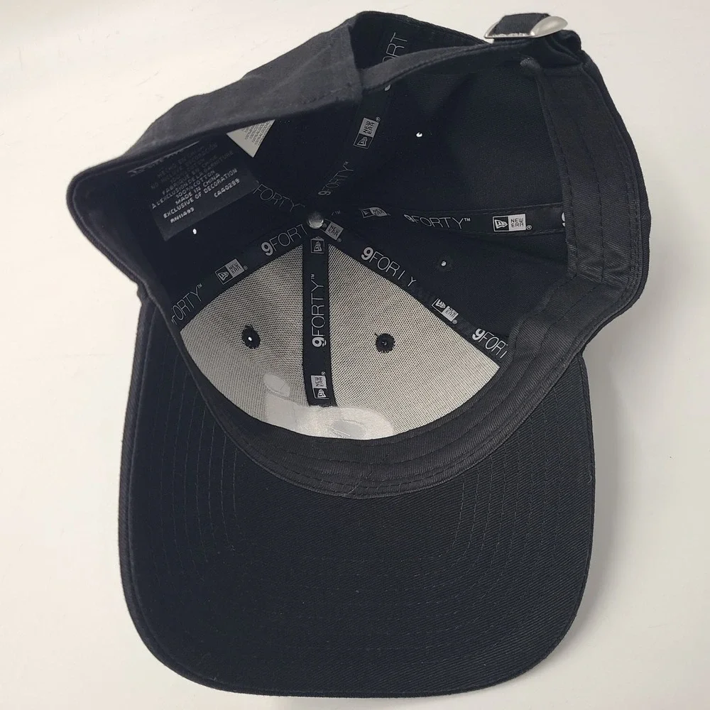 AI Hat Strapback New Era 9Forty Black White‎ Artificial Intelligence Tech Logo